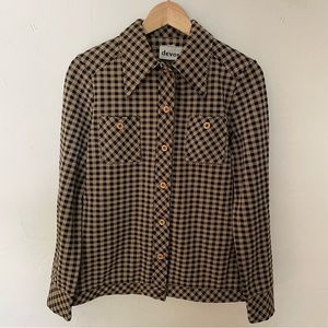 Amazing checkered vintage jacket
